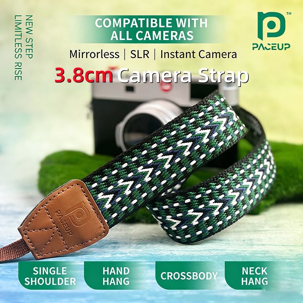 Canon Camera Eos R50 - 3.8cm Vintage Woven Camera Shoulder Strap