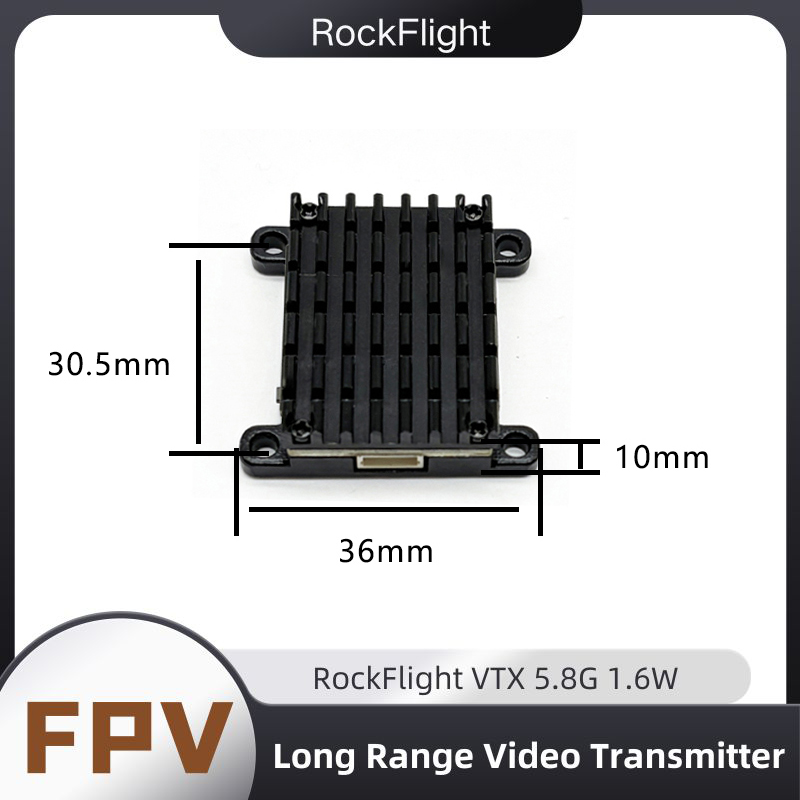 RockFlight TX663 VTX 5.8G 48CH - Drone Racing Frame recension och pris