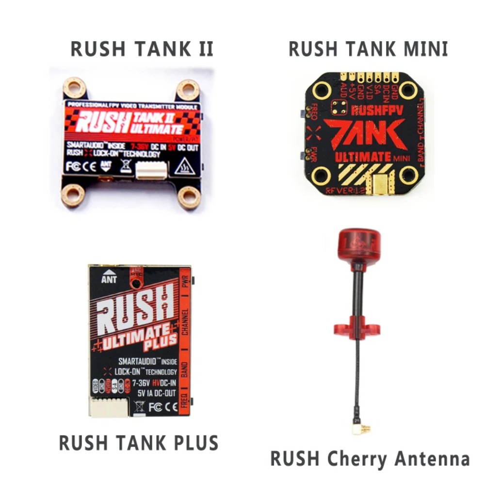 RUSH TANK Ultimate II/Mini/PLU - Drone Racing Antenna recension och pris